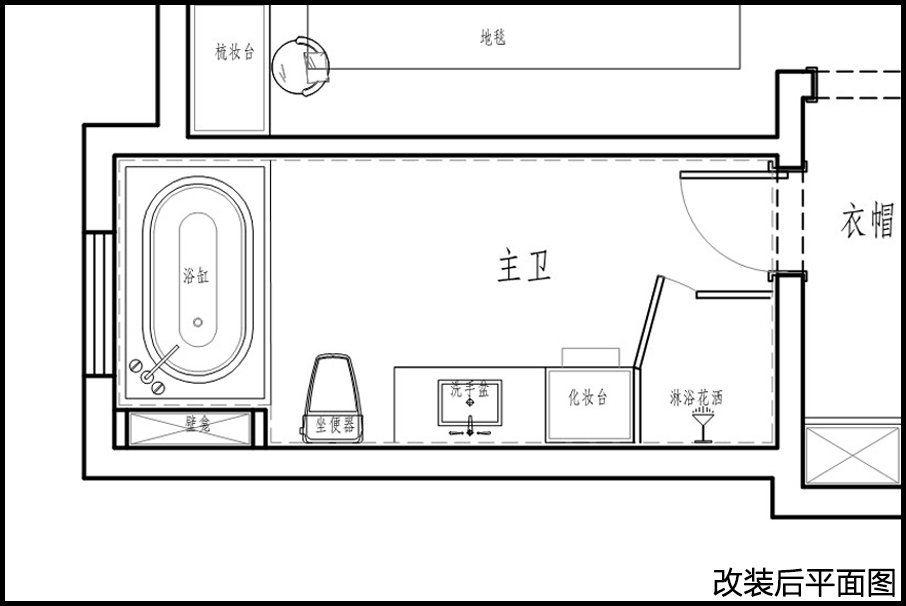 改装后平面图